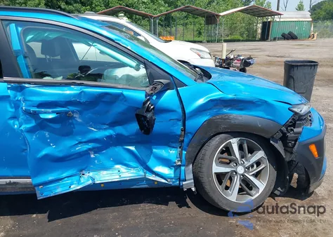 2019 Hyundai Kona Limited z USA, uszkodzony, nr VIN KM8K3CA59KU234687